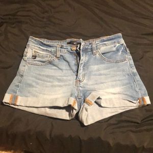 KanCan highwaisted stretch denim shorts